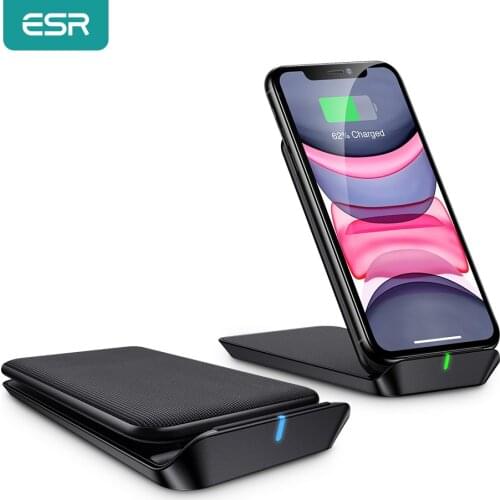 ESR 10W Qi Foldable Wireless Charger For iPhone 11 Pro X XS MAX XR 8 Samsung S9 S10 Note 10 Fast Charging Phone Holder Charger