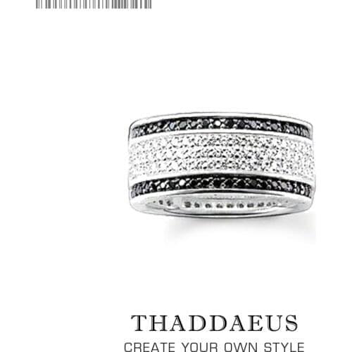 Black And White Ring,Europe Style Glam Fashion Good Jewerly For Women,2020 Gift In 925 Sterling Silver,Super Deals