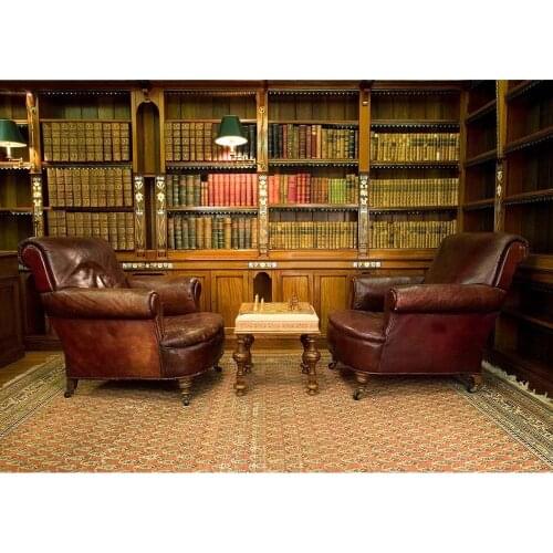 Indoor Room Study Bookshelf Sofa Photo Backdrops Vinyl Photography Backgrounds for Studio Children Student Photocall Photobooth