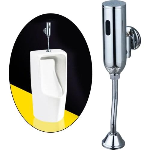 Bathroom Toilet Automatic Electric Urinal Flush Valve Sensor Infrared Touchless Wall Mount Urinal Valve Water-saving