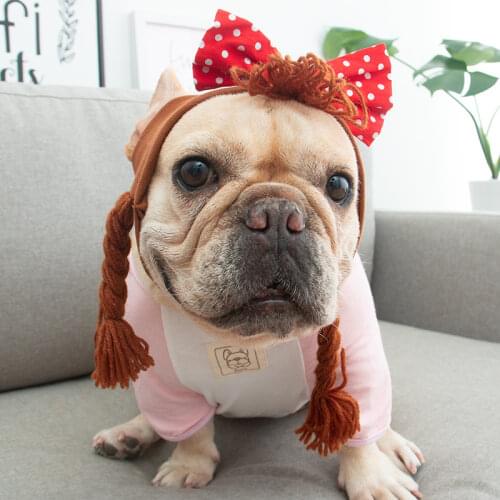 [MPK Dog Costume] Cute Dog Headwear, Ribbon Headwear for Dogs of All Sizes