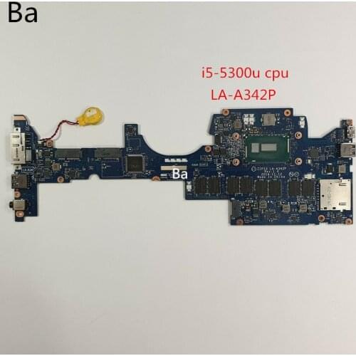The Lenovo ThinkPad Yoga 12 laptop motherboard i5-5300u CPU integrated graphics card LA-A342P motherboard was fully tested