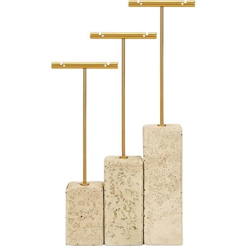 Metal Earring Jewelry Display Plaster Creative Organizer Earring Jewelry Display Stand Hard Display Stand Holder