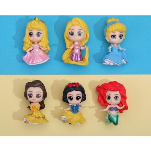 Cute Princess Fridge Magnet Doll Keychain Shoes Flower Clothes Decoration Wedding Cake Decoration Key Chain Ornaments