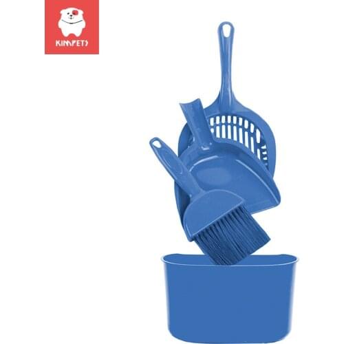 KIMPETS Shoveling Excrement Cat Litter Scoop Set Toilet Cleaning Supplies Excrement Cleaning Tool With Cat Litter Tub