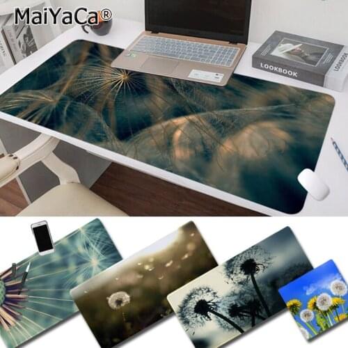 MaiYaCa 2019 New Sunrises Dandelions Durable Rubber Mouse Mat Pad Rubber PC Computer Gaming mousepad