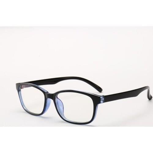 New Anti-blue Rays Computer Reading Radiation Resistant Glasses Womens Gaming Goggles Men Clear Glasses Square Myopia Frame