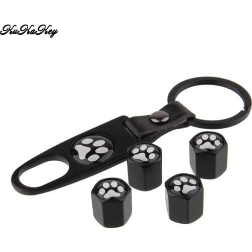 One Keychain with 4pcs Car Valve Caps Car Trunk Bicycle Motorcycle Wheel Air Valve Cap Car Accessories for Mercedes Benz W203