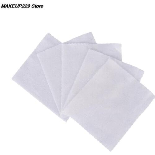 Limited 100pcs/pack Make Up Remover Cotton 7cm*6cm White Nail Art Wipes Uv Gel Polish Remover Cleaner Wipe Cotton Lint