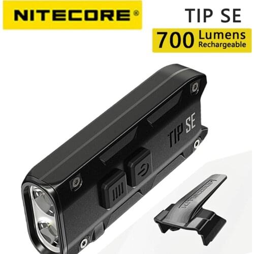 Original NItecore TIP SE 700 Lumens 2 x OSRAM P8 LED With Rechargeable Li-ion battery Dual-Core Metallic Keychain Light