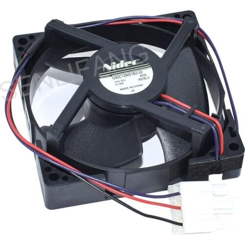 Genuine New U92C12MS1B3-52 DC12V 0.16A K9 4916L3 3-Pin Square Cooling Fan