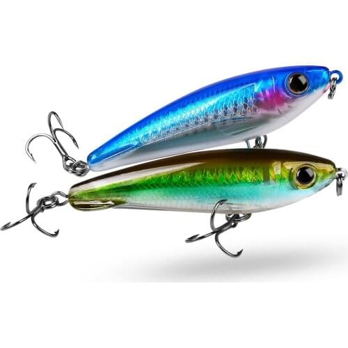 1PCS Thrill Stick Sinking Pencil 8.5cm-11.5g Fishing Stickbait Wobblers with Inner Balls SaltWater Artificial Hard Bait