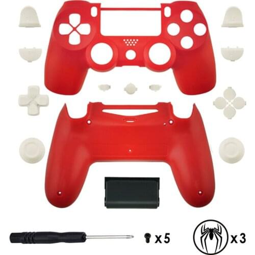 For PS4 Pro Replacement Full shell and buttons mod kit For DualShock 4 jds 040 PlayStation 4 PS4 Pro Slim