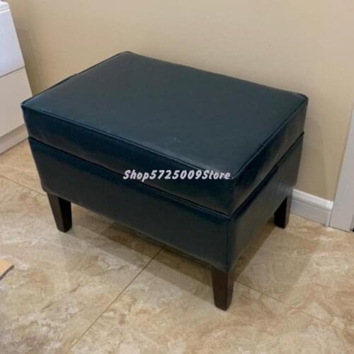 Shoe Changing Stool Simple Sofa Stool Pedal Living Room Footstool Bedroom Bed Tail Stool Fitting Room Shoe Stool Rectangular Ben