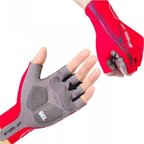 Bicycle Gloves Half Finger Outdoor Sports Gloves For Men Women Gel Pad Breathable And Hockproof MTB Road Racing Riding Cycling G