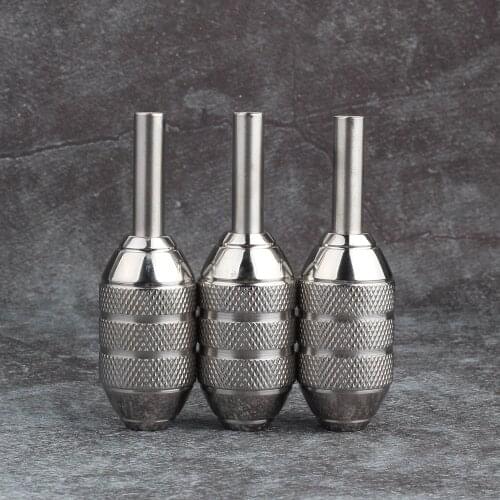 18mm Tatton Machine Handle Stainless Steel 1pc Tattoo Grips Supplies