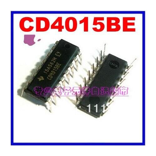 10PCS CD4015 CD4015BE DIP-16