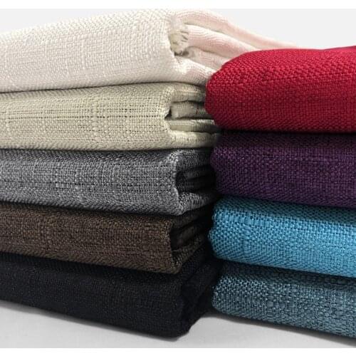 100cm*150cm Sofa Bamboo Hemp Cloth Thickened Linen Compound Needle-Punched Cotton Curtain Tablecloth Cloth