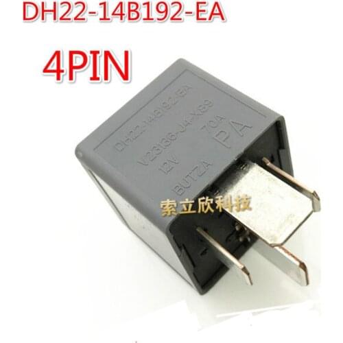 2pcs New V23136-j4-x89 Jaguar Land Rover 12v70a Automobile Relay Dh22-14b192-ea