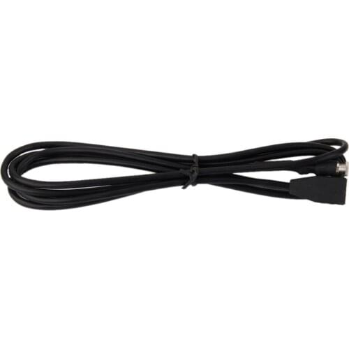 3.5mm Female Jack Car Aux-in Adapter Cable FOR BMW BM54 E39 E53 X5 E46 Black