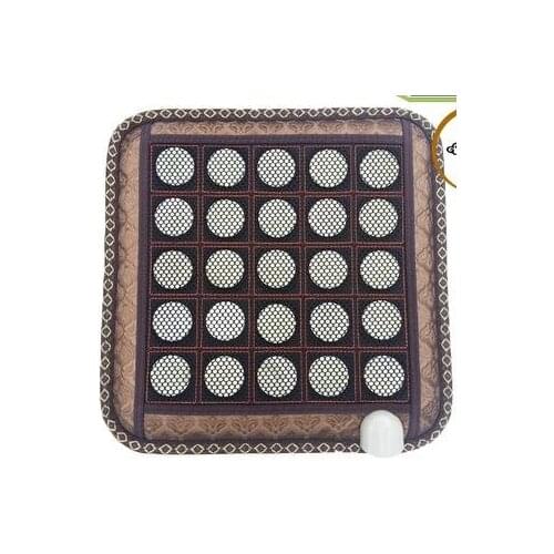 45 * 45 cm jade electric heating cushion of the sofa cushion germanium stone care office ms tomalin boss chair cushion