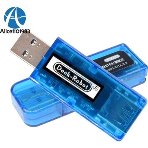 65W 3A 0.91 Inch OLED Display USB 3.0 Current Voltage Power Detector Tester Battery Voltmeter Ammeter Charger Doctor DC 3.7-22V