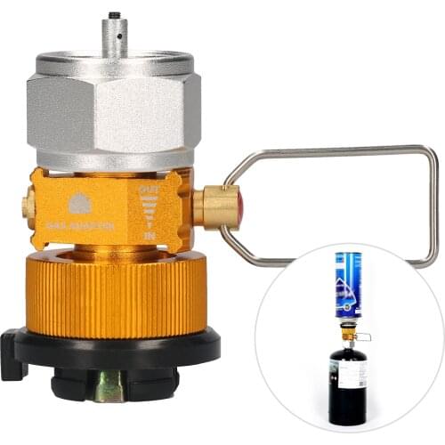 Butane adapter Gas Saver Plus Gas Convertor Shifter Refill Flat Tank Conversion Adapter Camping Gas Adaptor Valve lpg adapter