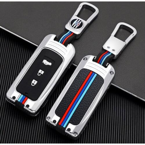 Zinc Alloy Car Remote Key Full Cover Case for Mitsubishi Outlander Lancer Eclipse EX ASX Cross Colt Grandis Pajero Holder