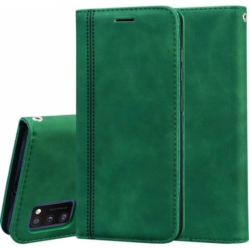 A41 Fashion PU Leather Flip Case For Samsung Galaxy A41 Mobile Phone Protection Bag Magnetic Suction Cover