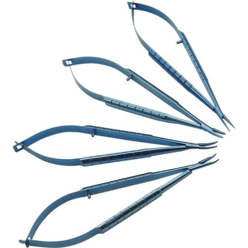 12.5CM Titanium Alloy Micro Needle Holder Needle Holder Surgical Instrument Fine Surgery Tool straight elbow High Quality