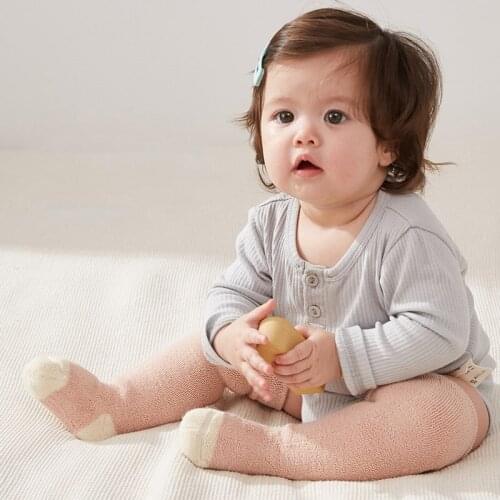 Baby Stockings Winter Boneless Baby Socks Over The Knee First Growth Leg Winter Pine Thick Warm Wool Ring Socks Baby Girl Socks