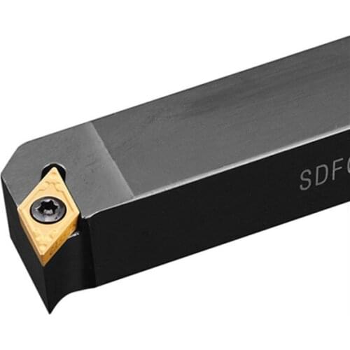 Dikas 1PCS SDFCR/L1010 1212 1616 2020 2525-07/11 External turning tool Lathe tool holder CNC lathe. Adaptation with DCMT07/11