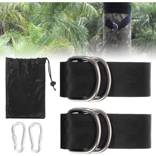 Hammock Straps Set Tree Swing Hanging Kit 150cm Extra Long Swing Hammock Accessories Hanging Belt 1000 KG Load