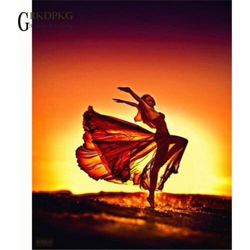 Dancing Woman gift 5d DIY Diamond Embroidered Diamond Painting Cross Stitch Full Square Rhinestone Mosaic Unfinished Home Decor