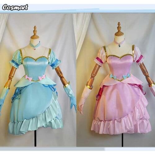Anime Re:Life in a Different World From Zero Ram Rem Princess Lolita Dress Cosplay Costume Halloween Party Outfit For Girls Wome