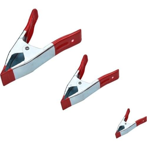 10PCS Metal Spring Clip 2" Clip Soft Plastic Suction Tip Clip Photo Craft Multi-purpose Clamp Pipe Clamp Metal Angle Clamp