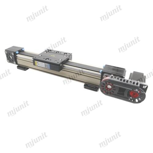 Mjunit MJ60N zipper cutting machine toothed belt driven linear rail slide with high efficiency and fast speed