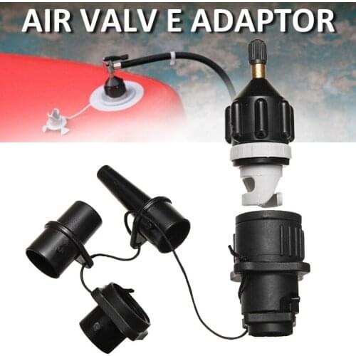 Inflatable Rowing Rubber Boat Air Valve Adaptor Canoe Kayak Sup Pump Adapter Kayaking Inflatable Boat Valve Linker