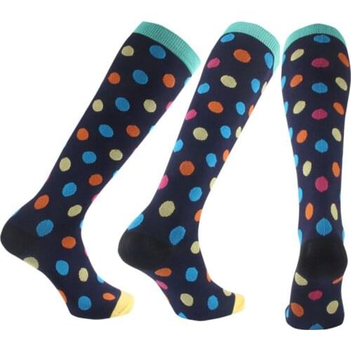 Men Women Compression Socks Fit For Sports Cycling Socks 15-30 MmHg Black Anti Fatigue Pain Relief Men Travel Socks