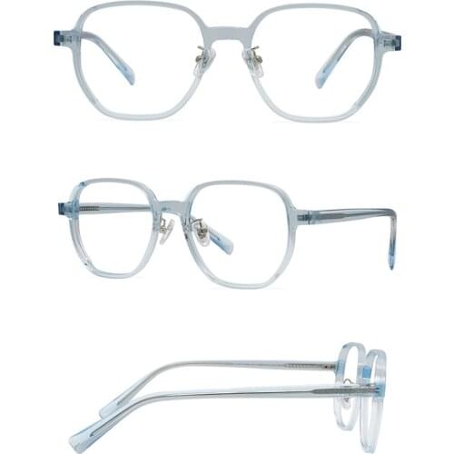 Belight Optical Men Women Acetate Big Square Shape Retro Vintage Prescription Eyeglasses Spectacle Frame Eyewear 8087