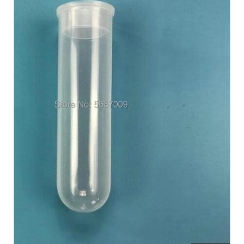 30pcs/lot 50ml Clear Plastic centrifuge tube PP Microcentrifuge Round-bottomed with Flat Socket Cap Test Sample Vials