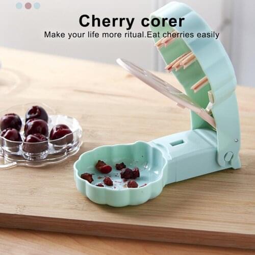Cherry Stoner Handheld Cherry Pits Removal Core Easy Squeeze For Home Kitchen Handheld Durable Tools