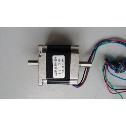 NEMA 23 Stepper Motor Dual Shaft 8mm 1.2N.m (167oz-in) Body Length 56mm CE ROHS CNC Stepping Motor nema23