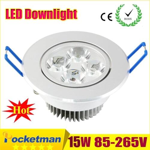 2020 HOT LED Down light 9W 12W 15W LED Spotlight Recessed Cabinet Wall Spot Ceiling Lamp Cold Warm White For Home Lighting z50