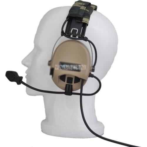 Z111 Tactical Microphone Headset For Comtac Sordin Noise Reduction Headset Outdoor Sport Military High Tone Quality Headphone