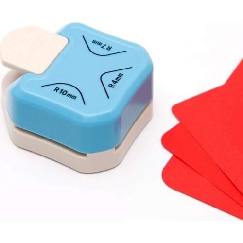 Paper Corner Rounder 3 in 1(R4+R7+R10mm), Corner Punches for Paper Crafts, Corner Cutter, Envelope Punch Board, Hole Puncher