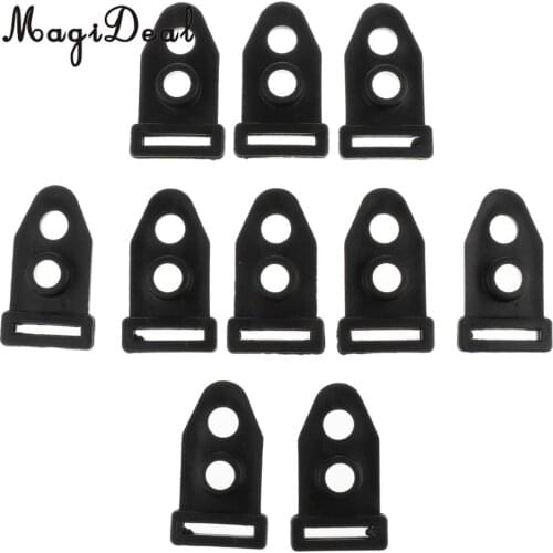 10pcs Strong Outdoor Camping Tent Clip Camping Tent Feet Clamp Accessories Tent Accessories for Outdoor Black 4cm