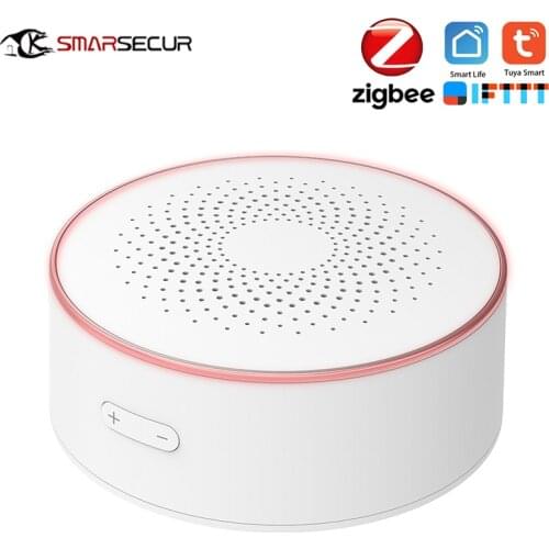 Zigbee Tuya Smart Home Security WiFi Siren Alarm Sensor Smart Wireless Siren Alarm Sensor APP Remote control For Smart life