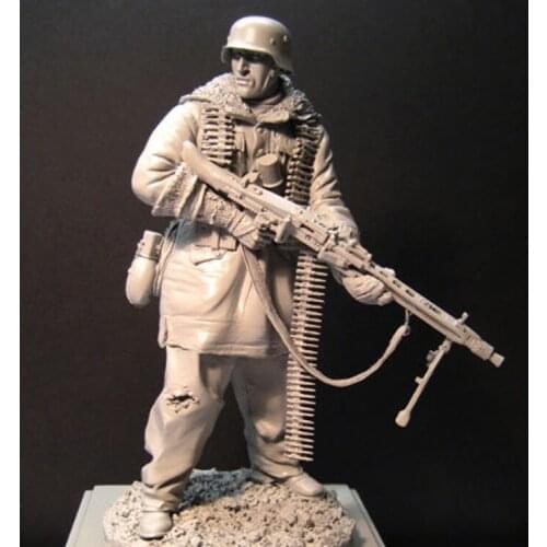 1/16 Resin Model Building Kit Figure gunner