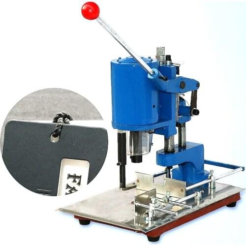 220v 50Hz Electric tag portable paper bag punching machine With three drill bits